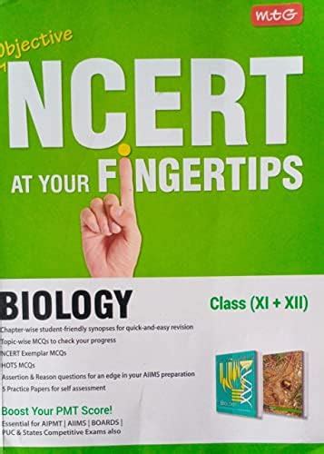 Objective Ncert At Your Fingertips Biology Class 11&12 Second Hand ...
