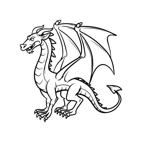 Outline Of Dragon