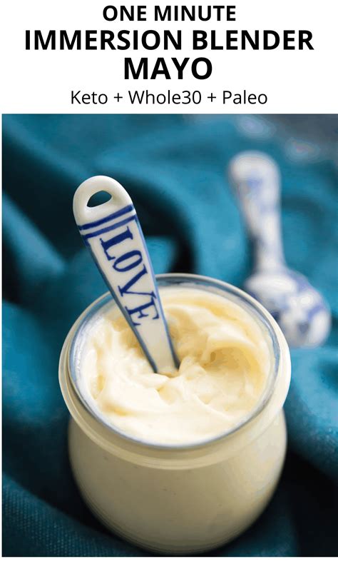 Easy Immersion Blender Mayonnaise Recipe - Pure and Simple Nourishment
