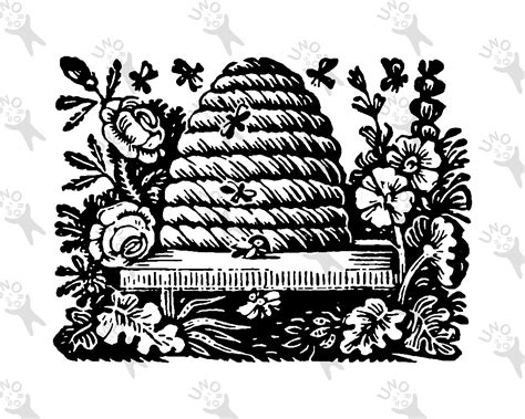 Vintage Bee, Clip Art Vintage, Bee Skep, Bee Hive, Vintage Pictures ...