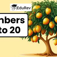 PPTs: Numbers Up to 20 - Mathematics for Class 1 PDF Download