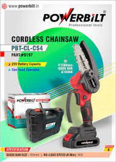 Chainsaw - Power Bilt 63cc Chainsaw - PBT-GCS-63 Wholesaler from ...