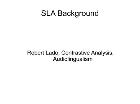 Image result for Contrastive Analysis Hypothesis Second Language