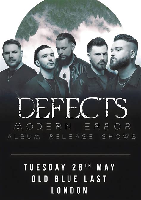 DEFECTS (band) Modern Error 2024 Tour: LONDON Old Blue Last Poster ...