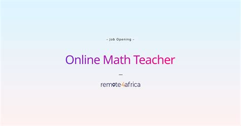Image result for Remote Math