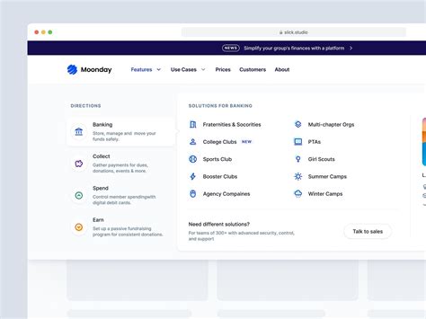 Image result for Mege Menu Examples