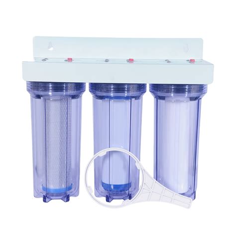 RO-Pure Inline Sink Water Filter With 3 Stages With Inbuilt Mounting Clamp