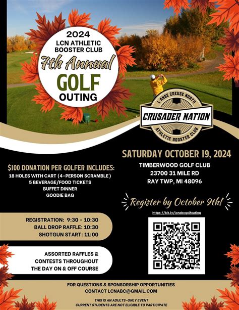 LCN ABC Golf Outing, Timberwood Golf Club, Ray, 19 October 2024 | AllEvents