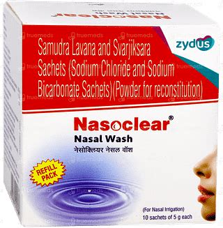 Nasoclear Nasal Wash Refill Pack 10 - Uses, Side Effects, Dosage, Price ...