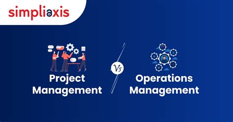 Image result for Operations Management vs Project Management