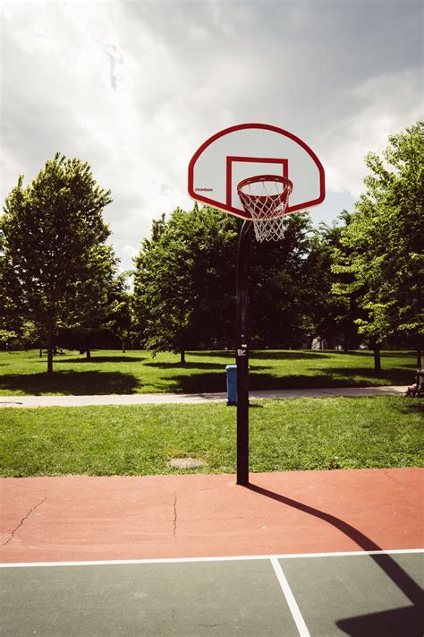 Basketball Court Near Basket at Katherine Edmunds blog