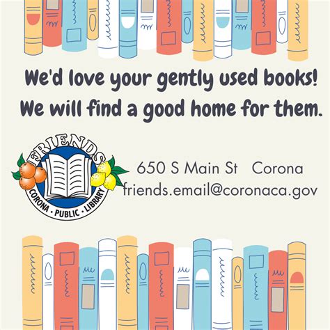 Book Shop - Friends of the Corona Public Library