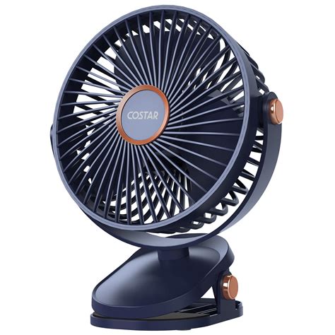 COSTAR Mini Portable Clip Fan Battery Operated, Usb Night Light, 6 Inch ...