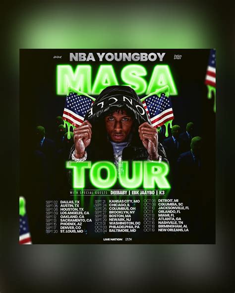 Concert | NBA Youngboy has announced the Masa Tour 🔥 The stadium tour ...