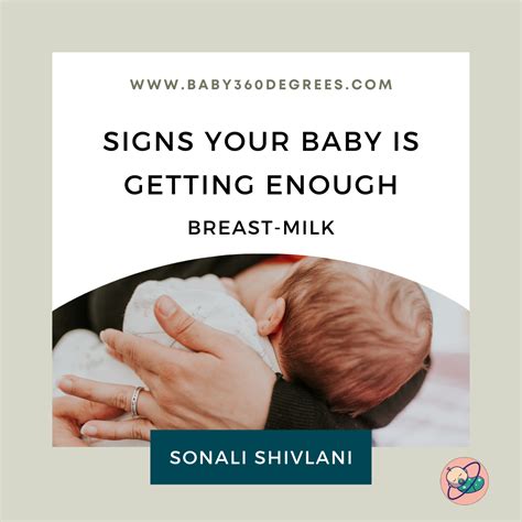 Signs Your Baby is Getting Enough Milk - Breastfeeding | Baby360