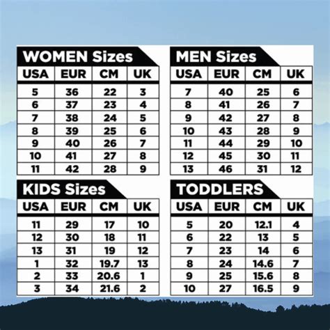 Boys To Women Shoe Size Chart - SizeChartWomen.com