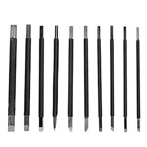BIG BOOM® 10pc/Set Stone Carving Tool Stone Carving Carving Chisels ...