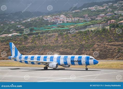 Condor Airbus A321-211 Passenger Plane Taxi on Runway in Cristiano ...