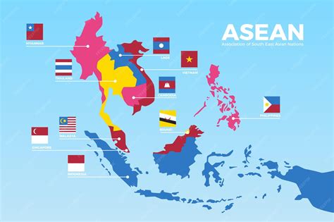 Map Of Asean Countries. , Printable List of the Asian Countries and Capitals – CGRJ