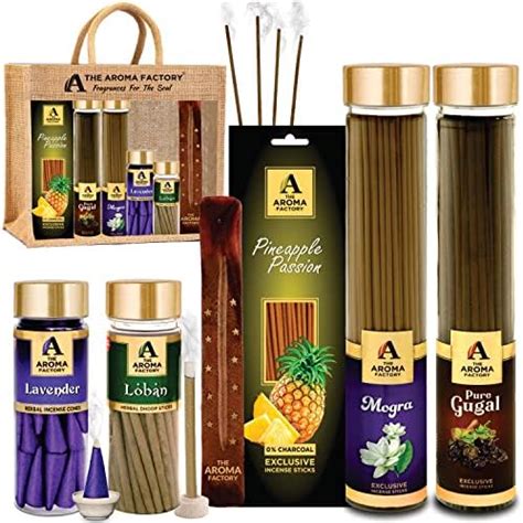 The Aroma Factory Luxury Giftpack (Gugal & Mogra Agarbatti ...