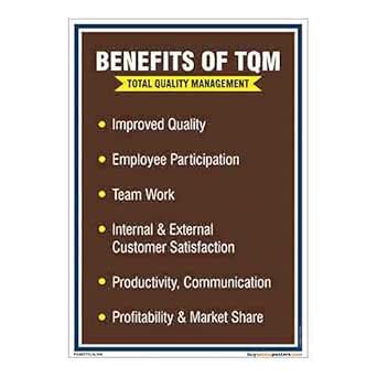 buysafetyposters.com - Benefits Of TQM Poster In English Eco Vinyl ...
