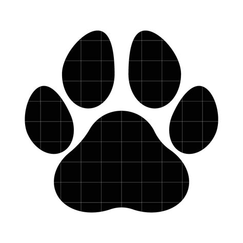 Paw Print SVG Paw SVG Dog Paw Cat Paw Paw Print Clip - Etsy