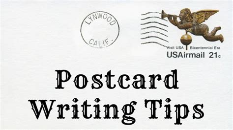 25 Things You Can Write On A Postcard