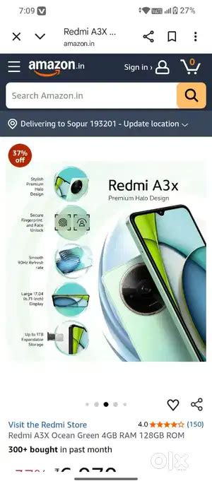 Ocean Green, 4GB RAM, 128GB ROM) 5000 mh battey backups etc. - Mobile ...