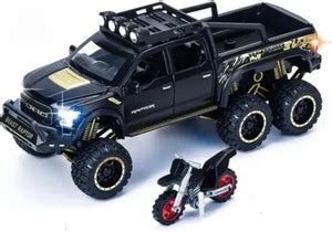 Radha R C 1:28 Diecast Big Size Ford Raptor Toy, Metal body - 1:28 ...