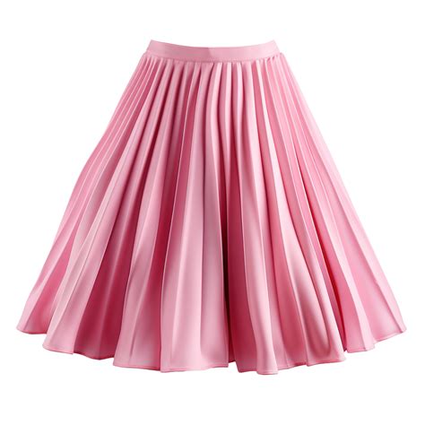 Pink pleated skirt isolated on transparent background 46829467 PNG