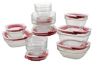 Buy Rubbermaid 1865887 Glass Food Storage Containers - 22 Piece Set ...