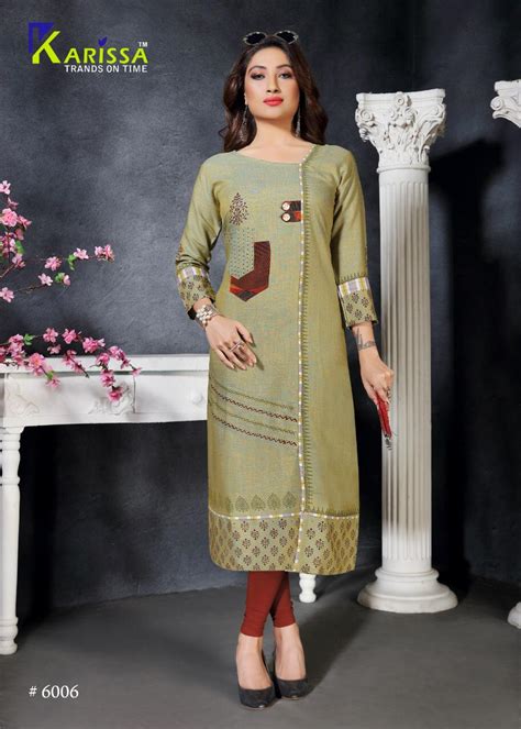 Karissa Rich Girl Causal Wear Kurti Catalouge