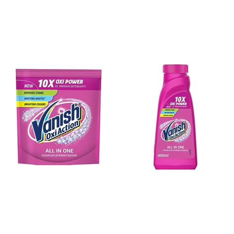 Vanish All in One Powder Detergent Booster - 400 g & Vanish All in One ...