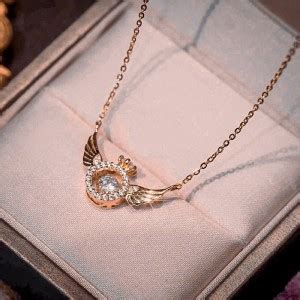 Royatto Angel Wings Smart Clavicle Necklace Advanced Feeling Versatile ...