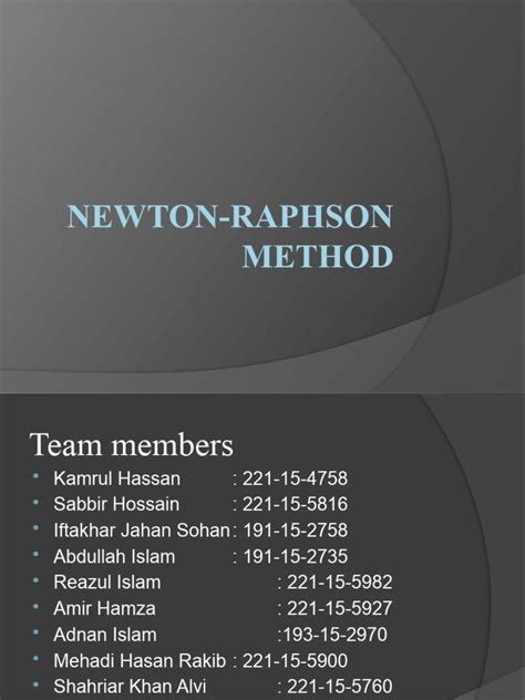 Image result for Newton-Raphson Method Worksheet PDF