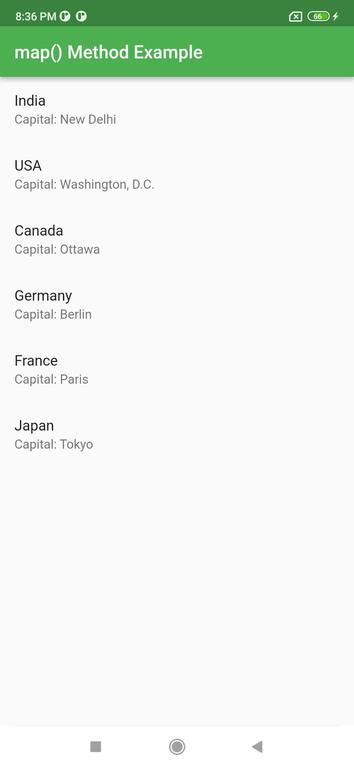 Image result for Flutter Map Example
