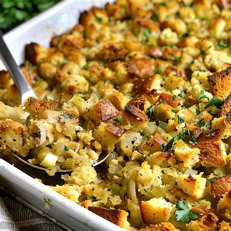 Amazing Turkey Stuffing Casserole for Delicious Comfort