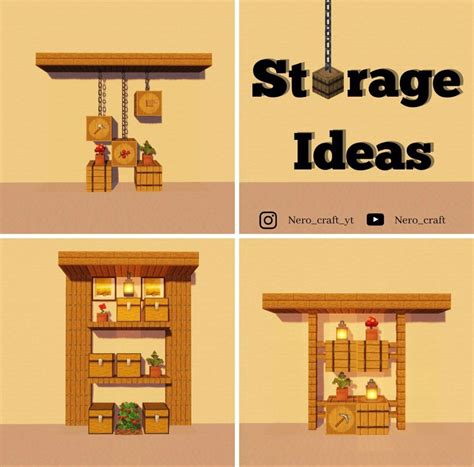 Image result for Minecraft Storage Ideas