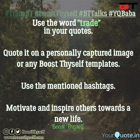 ~ Boost Thyself | Quotes & Writings by Boost Thyself | YourQuote
