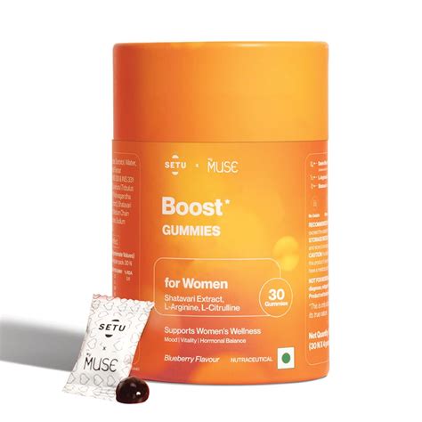 MyMuse Boost Gummies for Women | 30 Gummies | Korean Ginseng, Shatavari ...