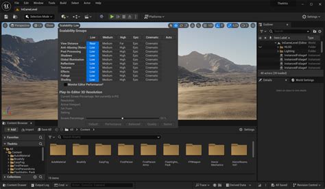 Image result for Set Graphics Setting UE4