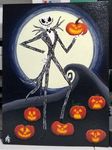 Jack Skellington Pumpkin King Pattern