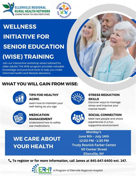 Wellness Initiative For Senior Education (WISE) Training , 50 Center St ...