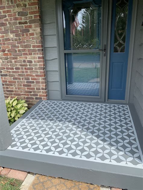 Lowes Concrete Patio Stencil