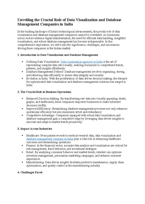 A Deep Dive into the World of Database Management Consulting Services ...