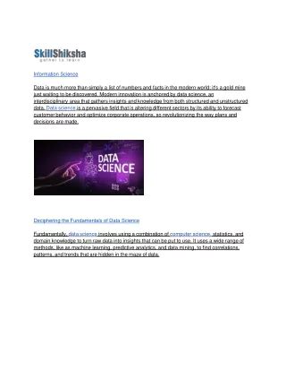 Image result for Introduction to Data Science PPT