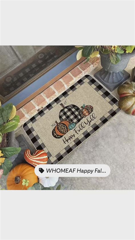 Whomeaf Doormat - Fall Door Mat