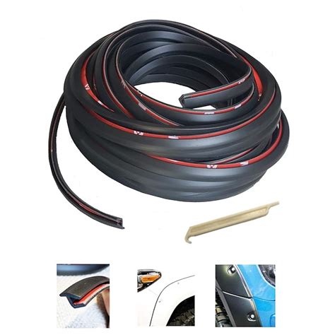Buy KING FENDER FLARES Edge Trim Rubber Gasket WELTING T-Style 30' FEET ...