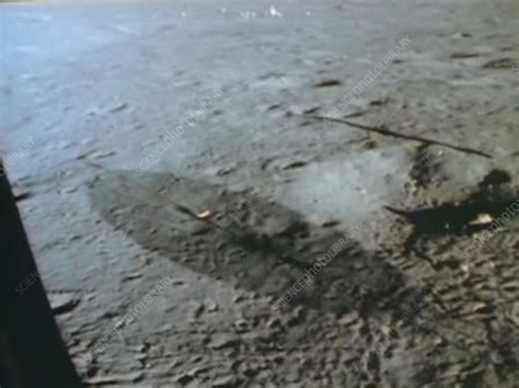 Apollo 12 landing site, 1969 - Stock Video Clip - K006/5813 - Science Photo Library