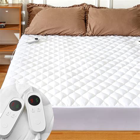 Amazon.com: Heated Mattress Pad Queen Size with 9 Heat Settings ...